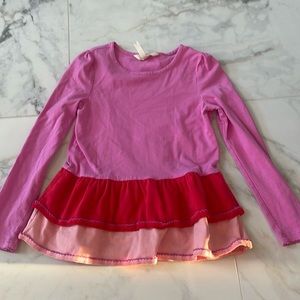 Pink Matilda Jane ruffle top